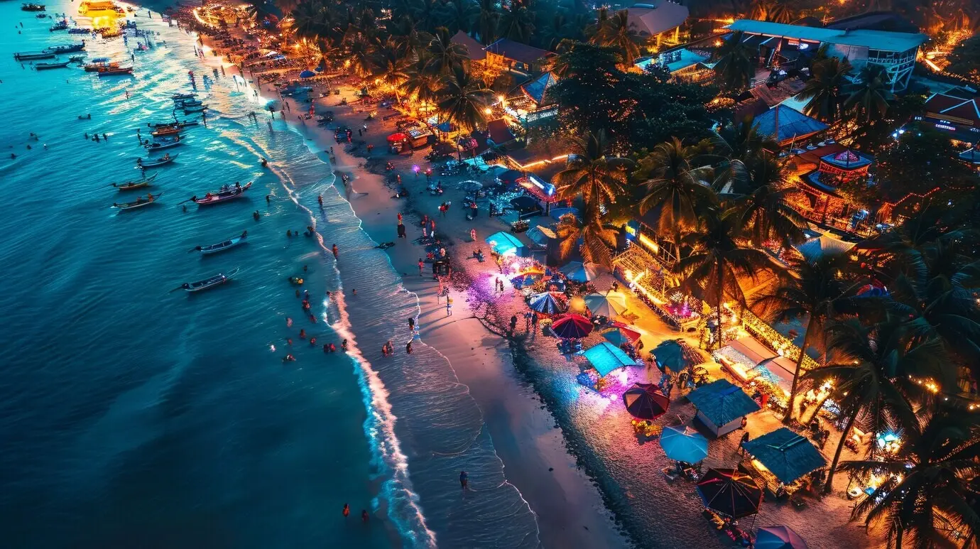 Schöne Szene am Miami Bayside Marketplace